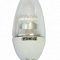 LED C37 E14 S 5,5W 3000K прозрачная свеча на ветру