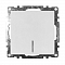 GLS10-7101-01 Выключатель  белый 1-клавишный (механизм) с индикатором 250В 10А