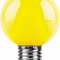 LB-371 3W E27 желтый 230V шар