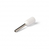 LD405-058 (DIY упаковка 25 шт) Белый наконечник штыревой втулочный изолированный НШВИ 0,5-8