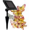 707N CD 9 белых LED бабочки розовые на дерево