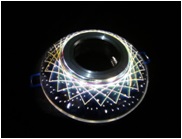 Светильник декоративный V 748 CH/BL 220V/12V 35W G5.3 + Led