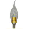 LB-78 6LED(3.5W) 230V E14 4000K золото витая свеча на ветру 