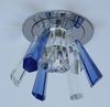 CDY06 CHR/BL+WH G5.3 с декоративным стеклом