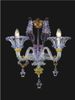 Бра DZ 81057-2 Clear/Purple/Gold  E14 60W D310mm W490mm H520mm