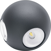DH102 Черный 4*1W 400Lm 4000K 230V IP54 110х90х110мм