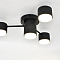 Светильник декоративный MS 1201/4 Флинт Чёрный 4*GX53 max.9W 450x450x135mm