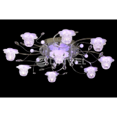 Светильник декоративный LV 8396/9 Хром /LED фиолетовый