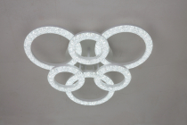 MS 1188/6 Дейя 75W Белый 6750Lm диммируемый с ПДУ 620х620х145мм