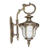 PL4052 100- 60W 230V E27 25,5*35*55CM черное золото (на стену вниз)