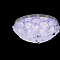 Светильник декоративный LV 8343/9 Хром G4 12v 20w  пульт/LED красный+синий/смена цвета