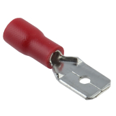 LD401-15250 Наконечник плоский изолированный (папа) РпИп 1,5-250 (DIY упаковка 10 шт)