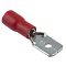 LD401-15250 Наконечник плоский изолированный (папа) РпИп 1,5-250 (DIY упаковка 10 шт)