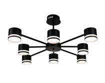 Светильник декоративный MS 1195/8 Норман Чёрный 8*GX53 max.11W 790x790х350mm
