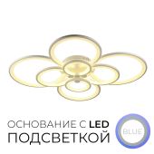 75303.01.09.08 Белый 3000-6500К 960х800х120мм с ПДУ люстра 