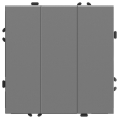RSW10-5108-10 Переключатель 3-клавишный (механизм),250В,10А, платиново-серый.