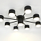 Светильник декоративный MS 1201/9 Флинт Чёрный 9*GX53 max.9W 650x650x135mm