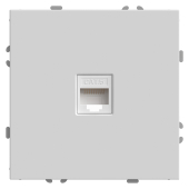 RST00-5117-01 Розетка компьютерная 1-местная RJ-45 (механизм),белый фарфор