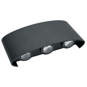 DH101 черный 6W 4000К 230V/50Гц 450Lm IP54 170*40*80мм