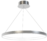 Люстра TLRU1-50-01 Серая 4000К 25W 1750Lm 500х500х800
