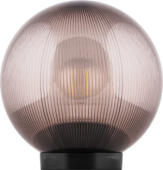 НТУ 02-60-205 шар E27 60W 230V IP44 призма дымчатый Ø200мм