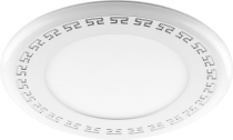AL2440  9W 4000K AC230V IP20 720Lm с белой подсветкой 4000К Белый 157x157x28,5мм