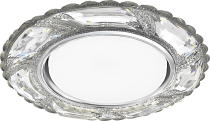 CD4031 20LED*2835 SMD 4000K 15W GX53, без лампы, прозрачный/хром