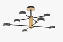 MS 1225/8 Гунт Чёрный/дерево GX53 max.9W 700х700х300мм