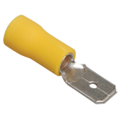 LD401-60250 Наконечник плоский изолированный (папа) РпИп 6-250 (ОПТ упаковка 100 шт)