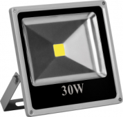 Прожектор  LL-273 квадрат 1LED/30W-дневной 230V 6500K серый (IP65) 22*22.5*5.5мм