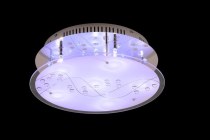 Светильник декоративный LV 8401/6 Хром/LED красный+синий/смена цвета