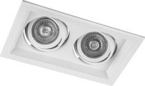 DLT202 2х50W 12V MR16 G5.3 белый