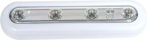FN1202 4LED 0,24W  (3хААA в комплект не входят) IP40, 178*45*30mm, белый