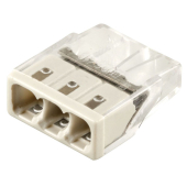 LD2273-203 (упаковка 5шт) Клемма монтажная 3-проводная STEKKER для 1-жильного проводника