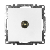 GLS00-7108-01 Розетка белая телевизионная 1-местная (механизм)