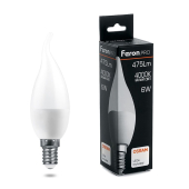 LB-1306 (6W) 230V E14 C37T 4000K свеча на ветру OSRAM LED 475Lm угол рассеивания 200°
