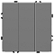 RSW10-5108-10 Переключатель 3-клавишный (механизм),250В,10А, платиново-серый.