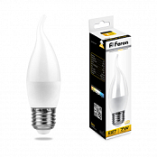 LB-97 (7W) 230V E27 2700K, свеча на ветру