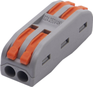 LD222-422 (упак 40 шт) Клемма пружинная универсальная 4-проводная STEKKER 
