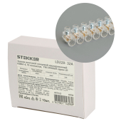 LD228-32А (упаковка 10 шт) КЗВИ-4 450В, 32А, 10 контактов, поликарбонат