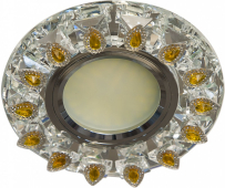 CD55А 15*2835 SMD MR16 50W G5.3 прозрачный-желтый, прозрачный 
