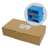 LD580 PTFIX 6-06/25 Зажим блочный(групп) на 6 точек, сеч 2,5 мм2, 690V, 41А, синий