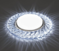 CD4021 20LED*2835 SMD 6400K, 15W GX53, без лампы,проз.,хром, 