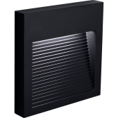 DH204 5W, 4000K, IP65, квадрат, черный 120*18*120мм Светильник уличный,накладной Feron