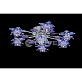 Светильник декоративный LV 8523/7 Хром/LED красный+синий/смена цвета