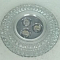 V 737 CH WHITE  220V/12V 35W G5.3 + Led 