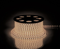 LS707/LED-RL 60SMD(5050) 14,4W/m 220V IP68, длина 50m, 14mm*8mm, теплый белый