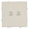 RST00-5111-08 Розетка компьютерная 2-местная RJ-45 (механизм),кашемир.
