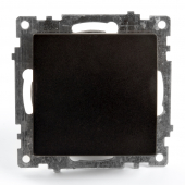 GLS10-7103-05 Выключатель черный 1-клавишный (механизм) 250В 10А 