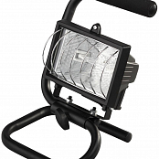 Прожектор GL2505 500 W  перенос. с реш. черн FL12N